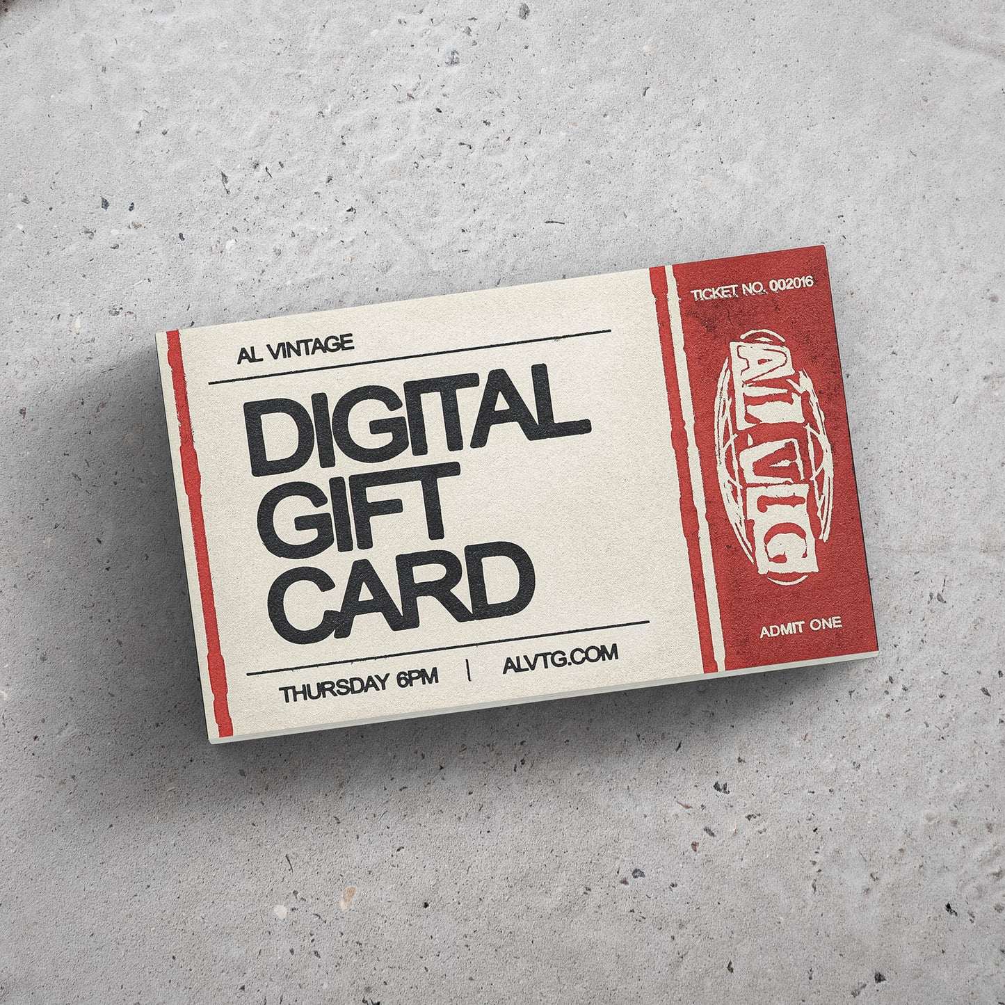 AL Vintage E-Gift Card