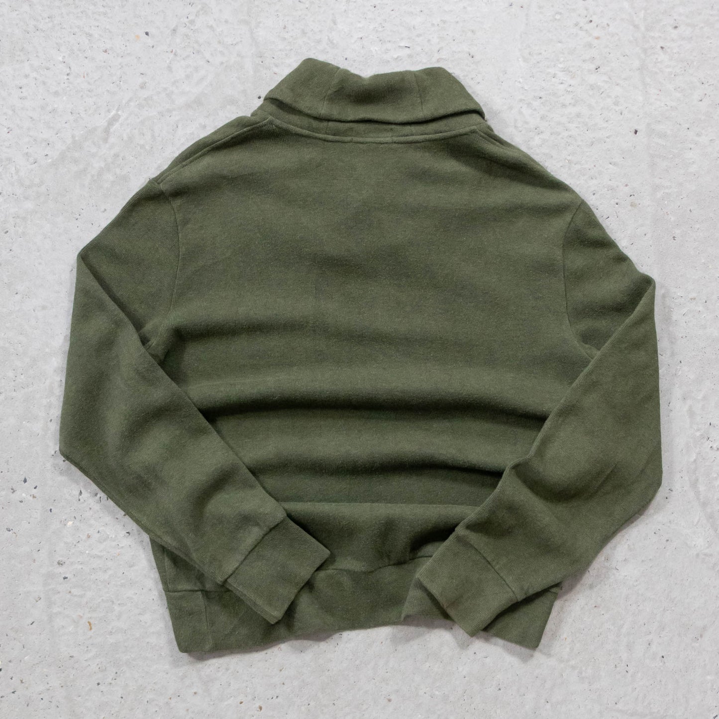 Polo Ralph Lauren Shawl Collar Elbow Patch Sweater - 2000s (L)