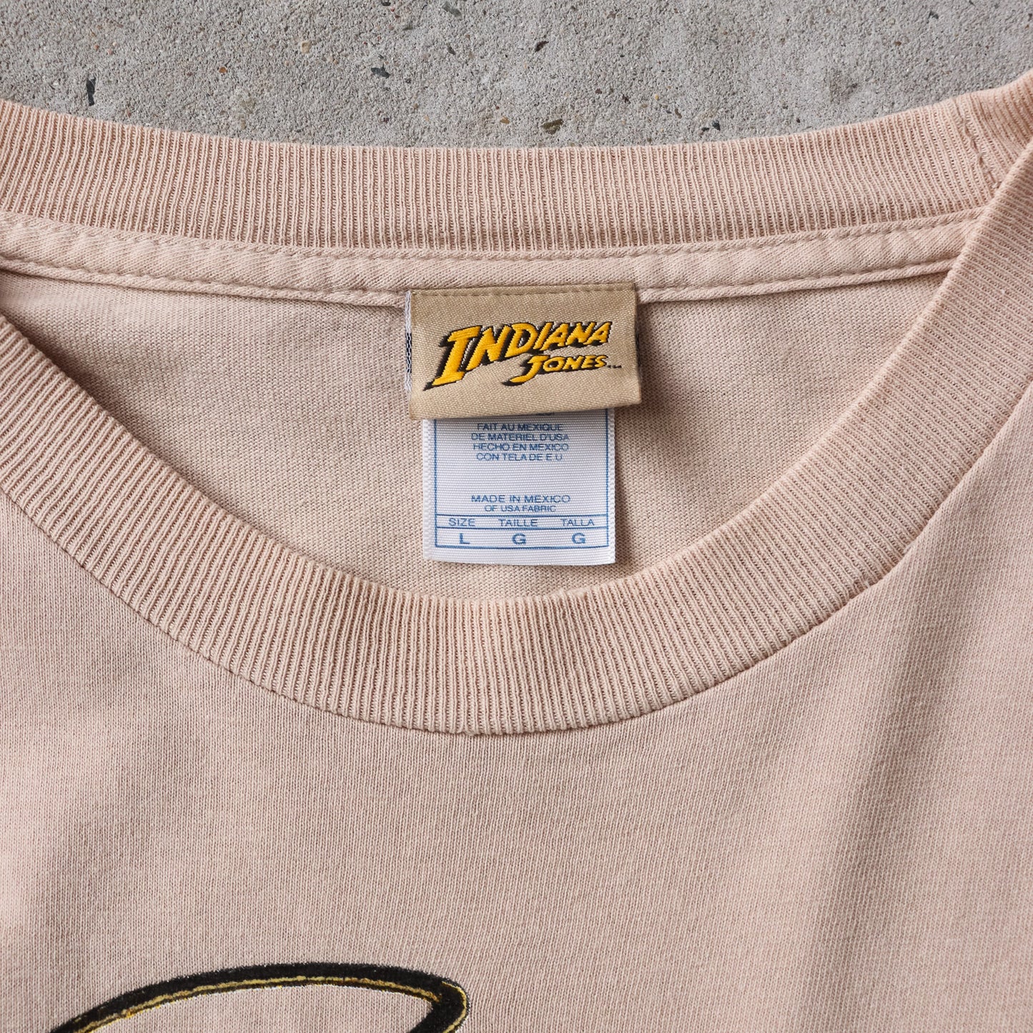 2008 Indiana Jones Kingdom of The Crystal Skull Tee - L - AL Vintage