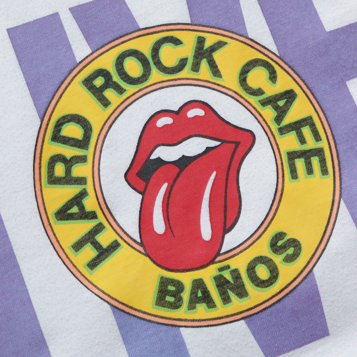 Rolling Stones Live Hard Rock Cafe Tee – 90s (L)