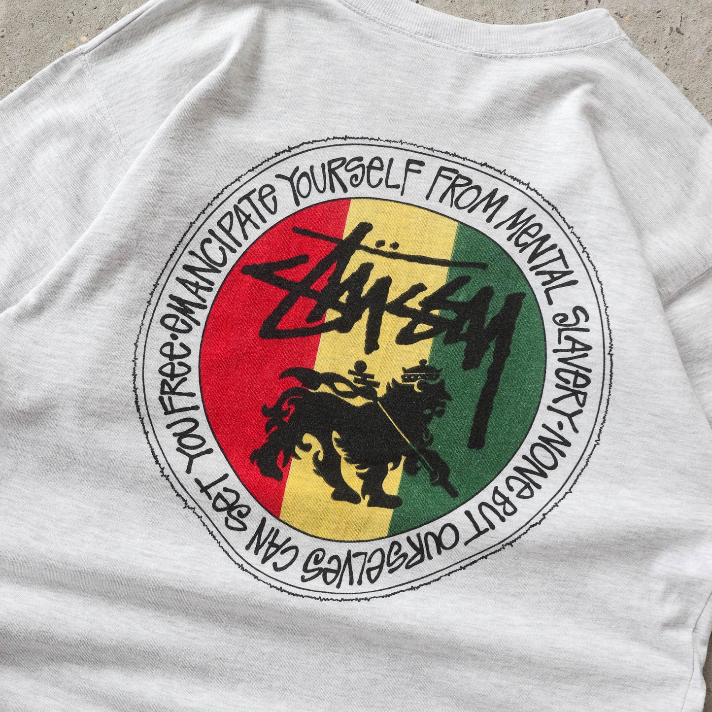 Vintage 90s Stussy Feelin Irie Tee - M