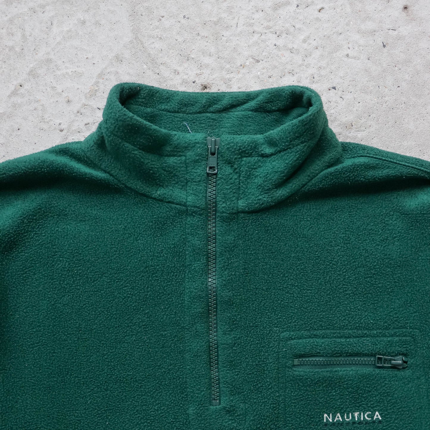 Nautica Sailsports 1/4 Zip Fleece Pullover - 90s (L)