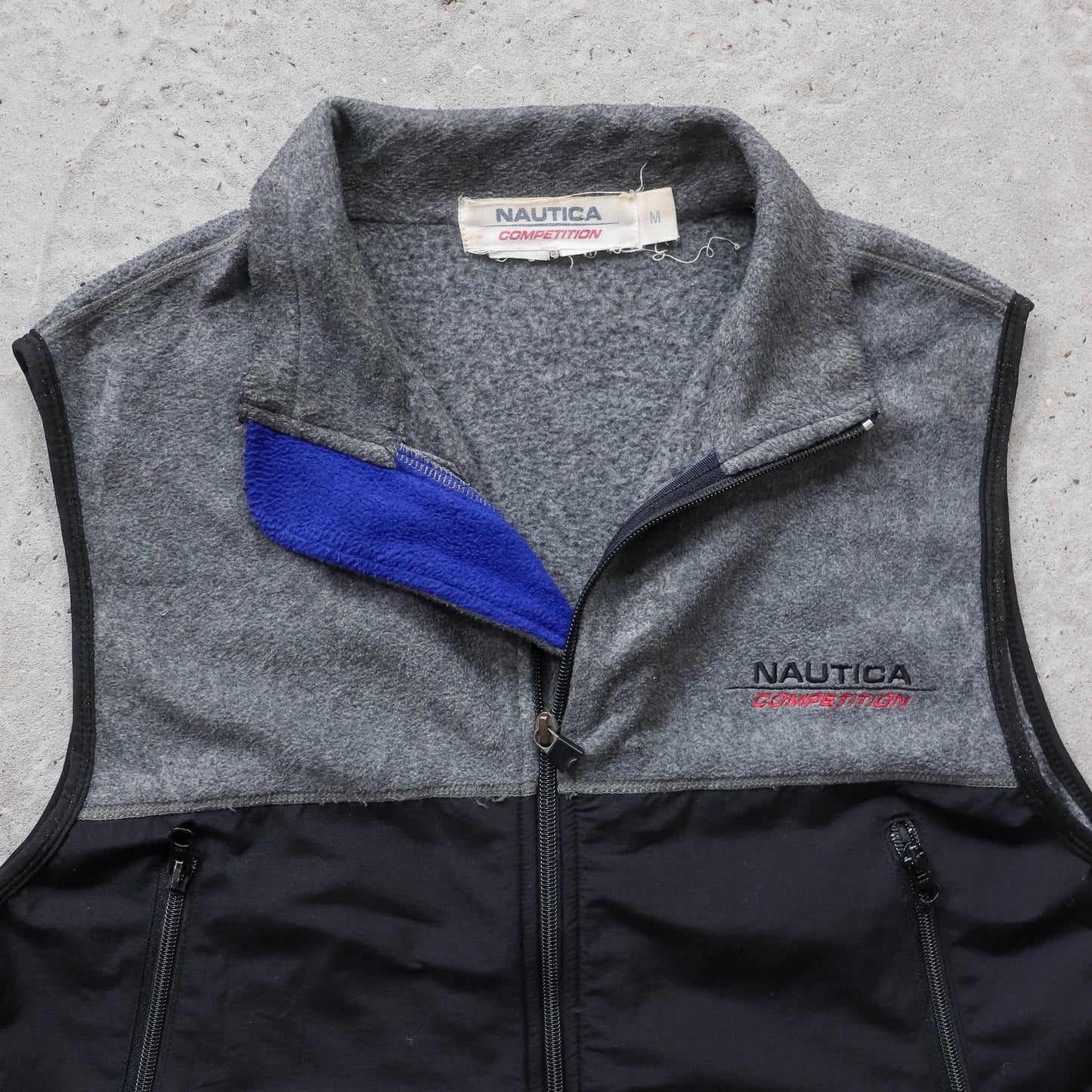Nautica Competition Fleece Utility Vest - 90s (M)