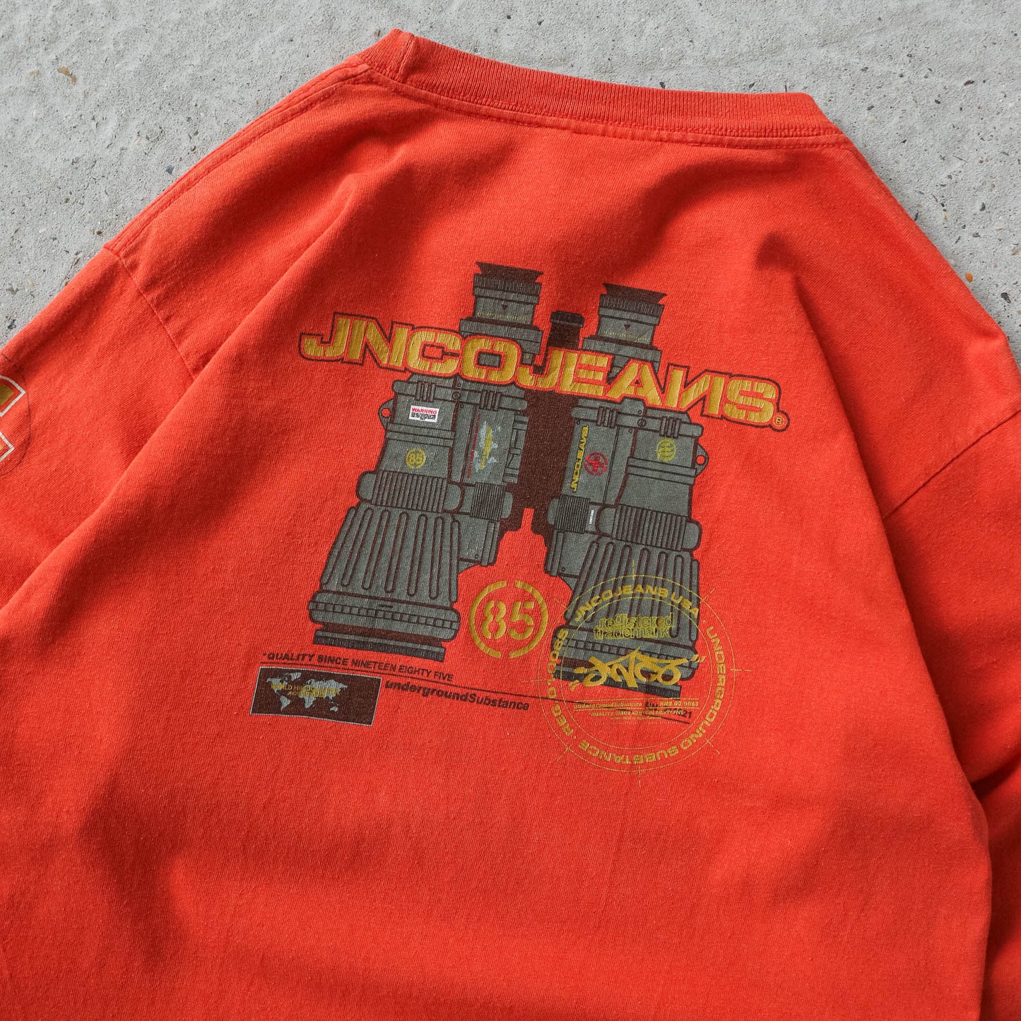 Vintage 90s JNCO Jeans Underground Substance Tee - M