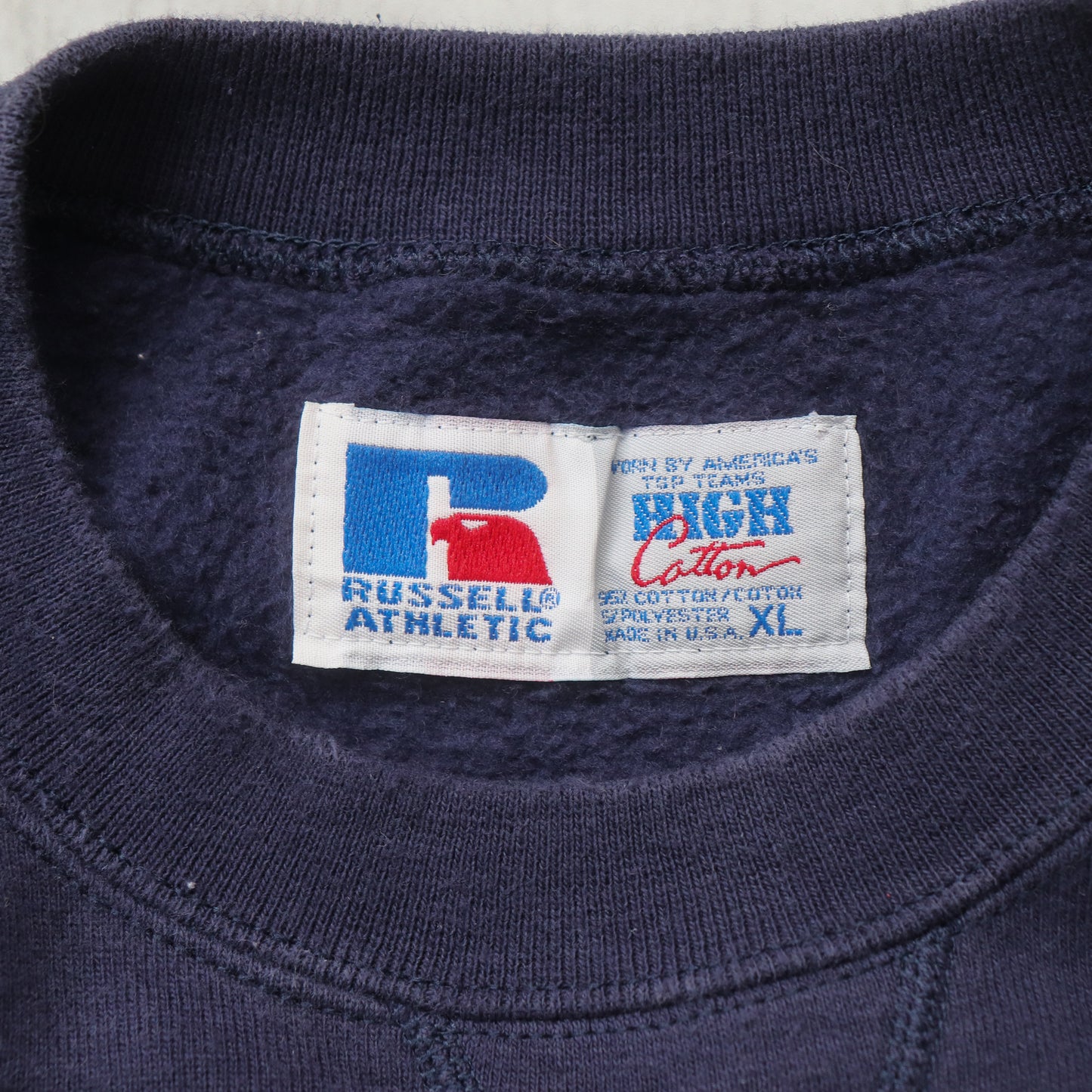 Vintage Russell Athletic Spellout Crewneck - XL