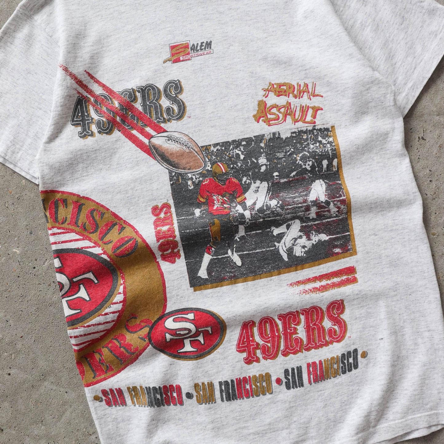 Vintage 1991 San Francisco 49ers NFL Salem Tee - M