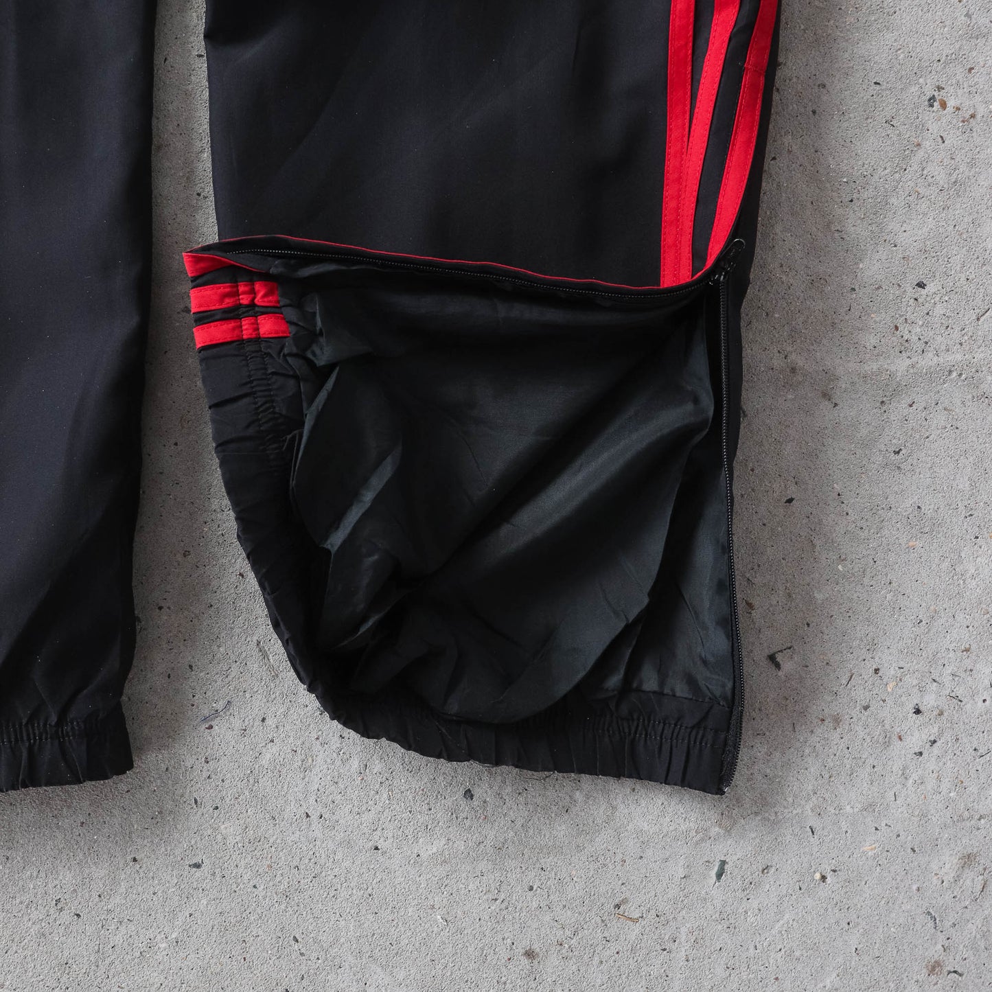 Vintage Adidas AC Milan Football Track Pants - L