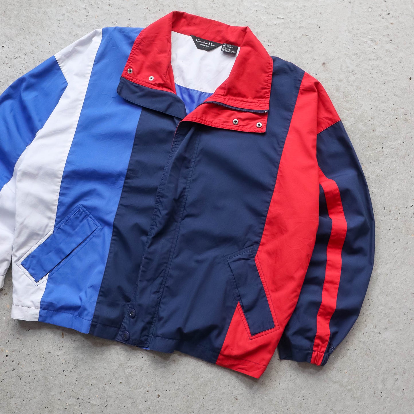 Christian Dior Colourblock Windbreaker Jacket - 90s (L)