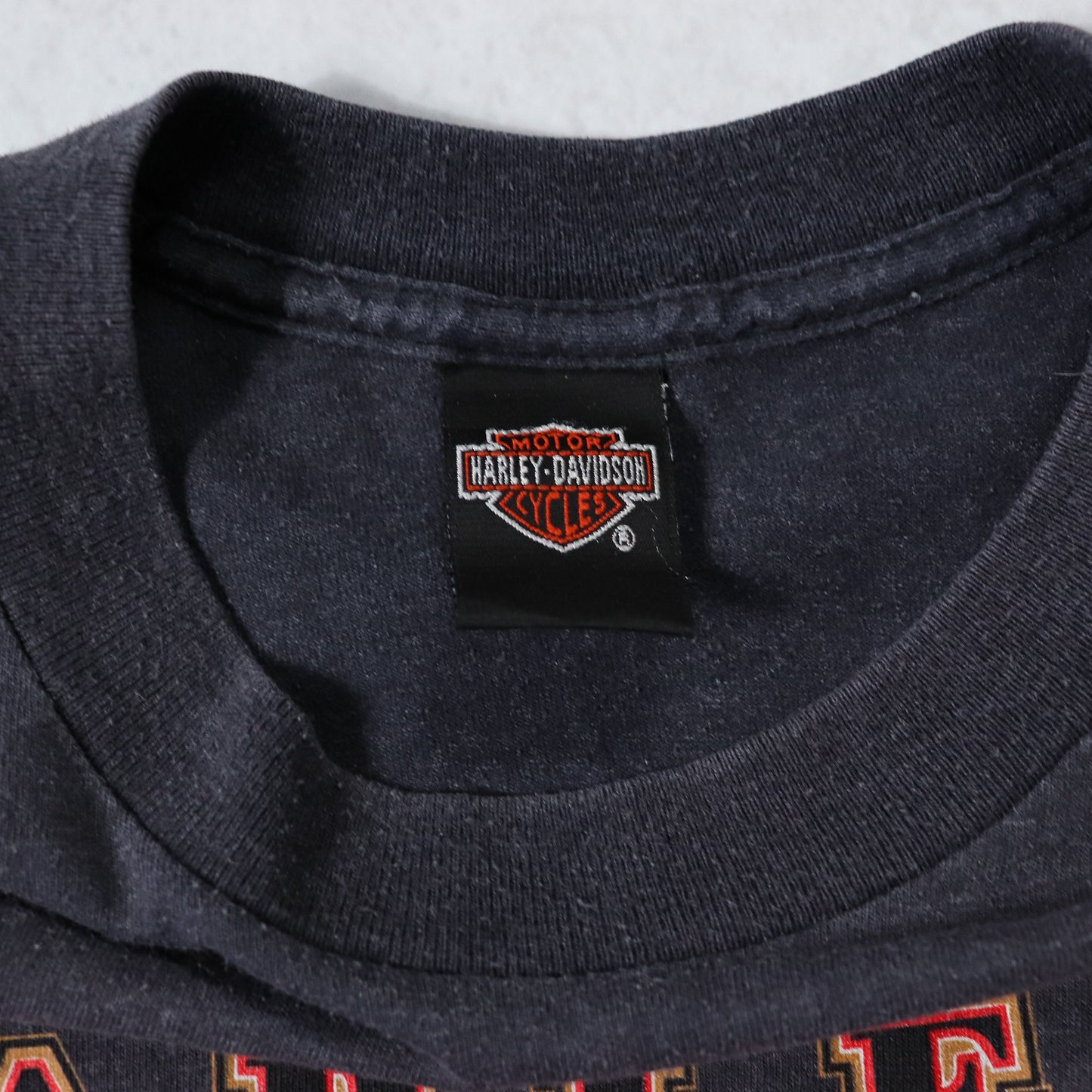 Vintage 90s Harley Davidson Spellout Tee - XL