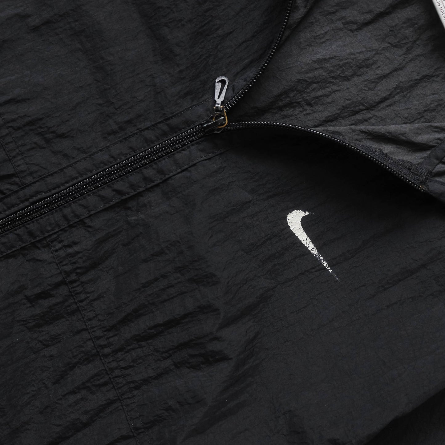 Vintage 90s Nike Spellout Hooded Spray Jacket - S
