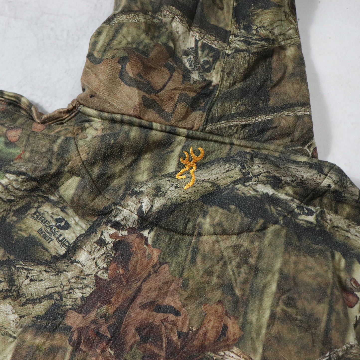 Vintage Browning Realtree Camo Logo Hoodie - L