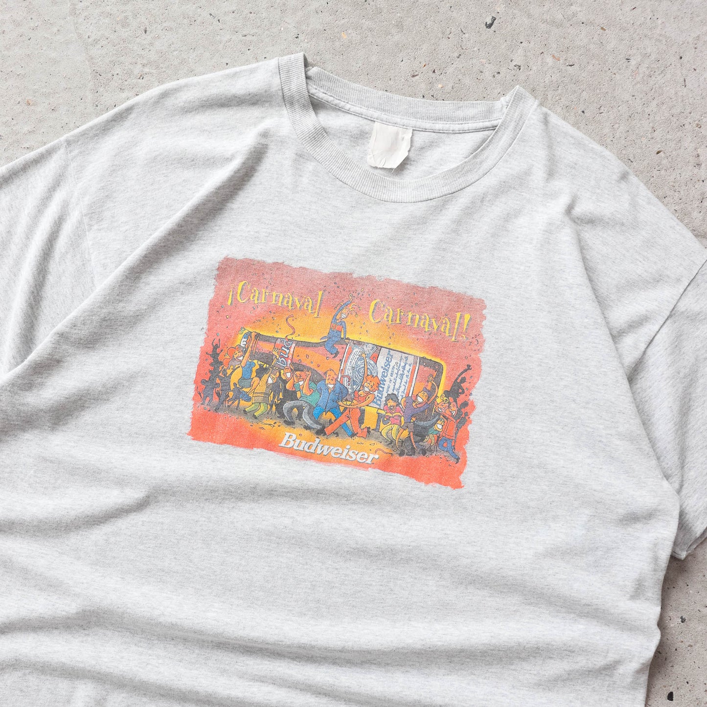 Vintage 90s Budweiser Carnaval Tee - XL