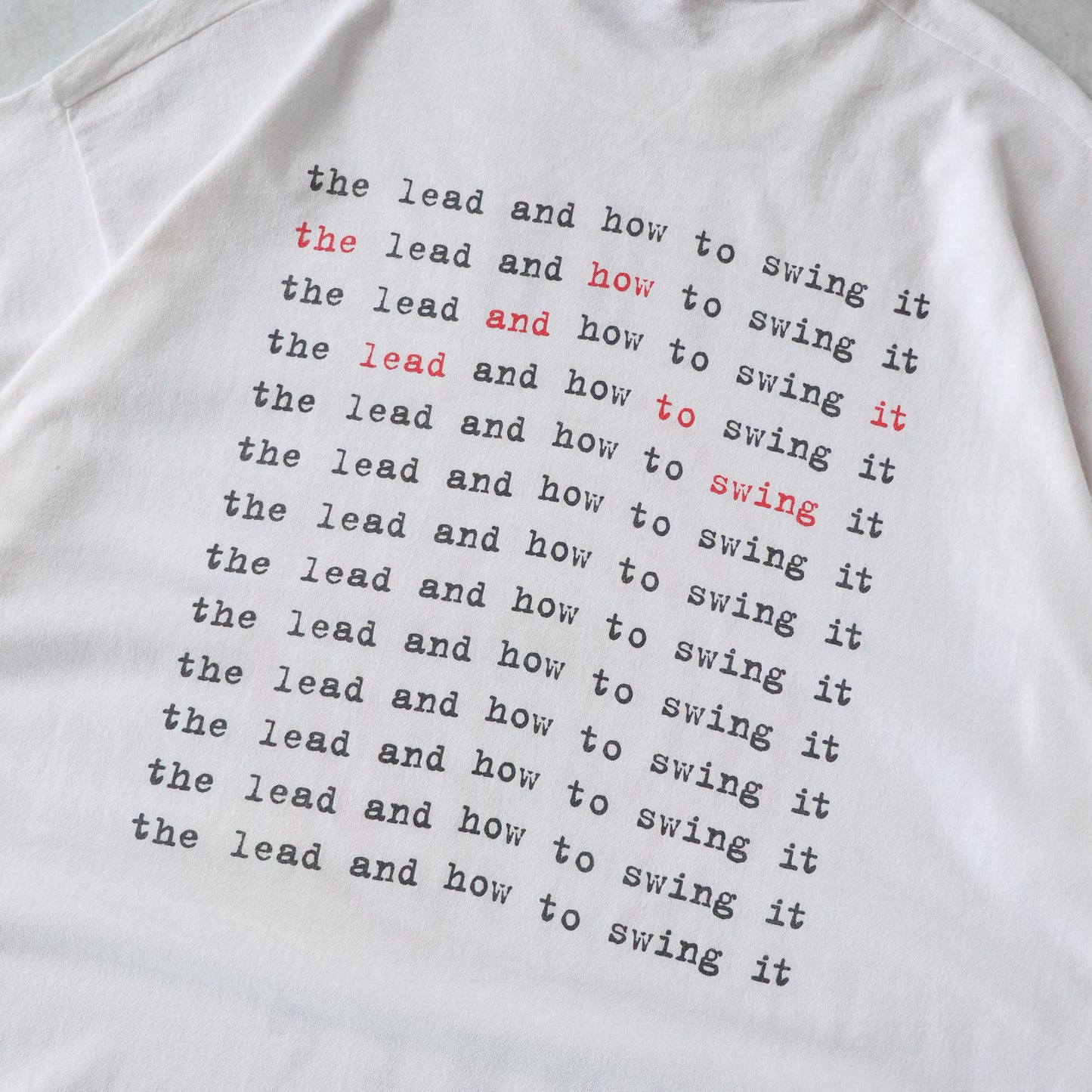 Vintage 1995 Tom Jones Lead And How To Swing It Tee - XXL