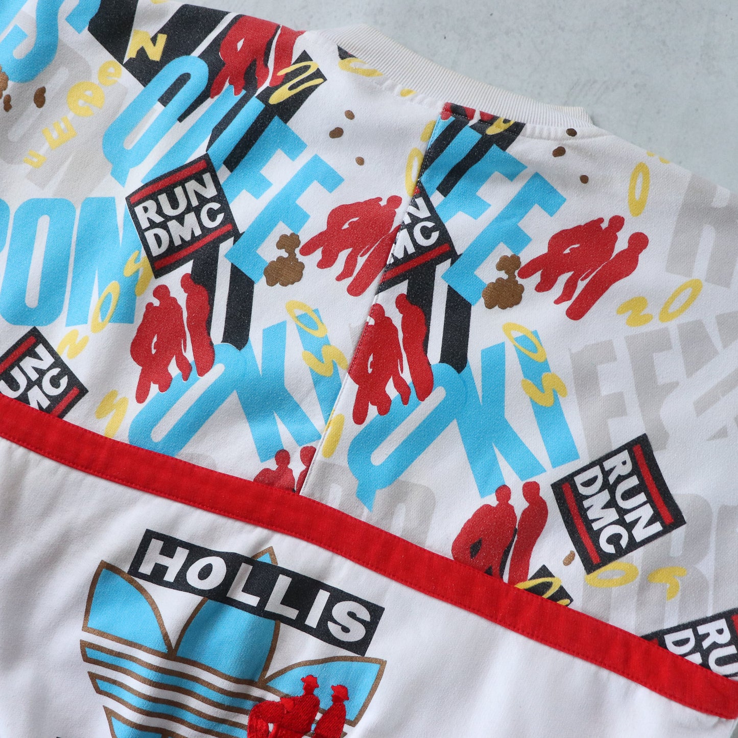 Vintage 80s Adidas Run DMC Hollis Crew Sweatshirt - L