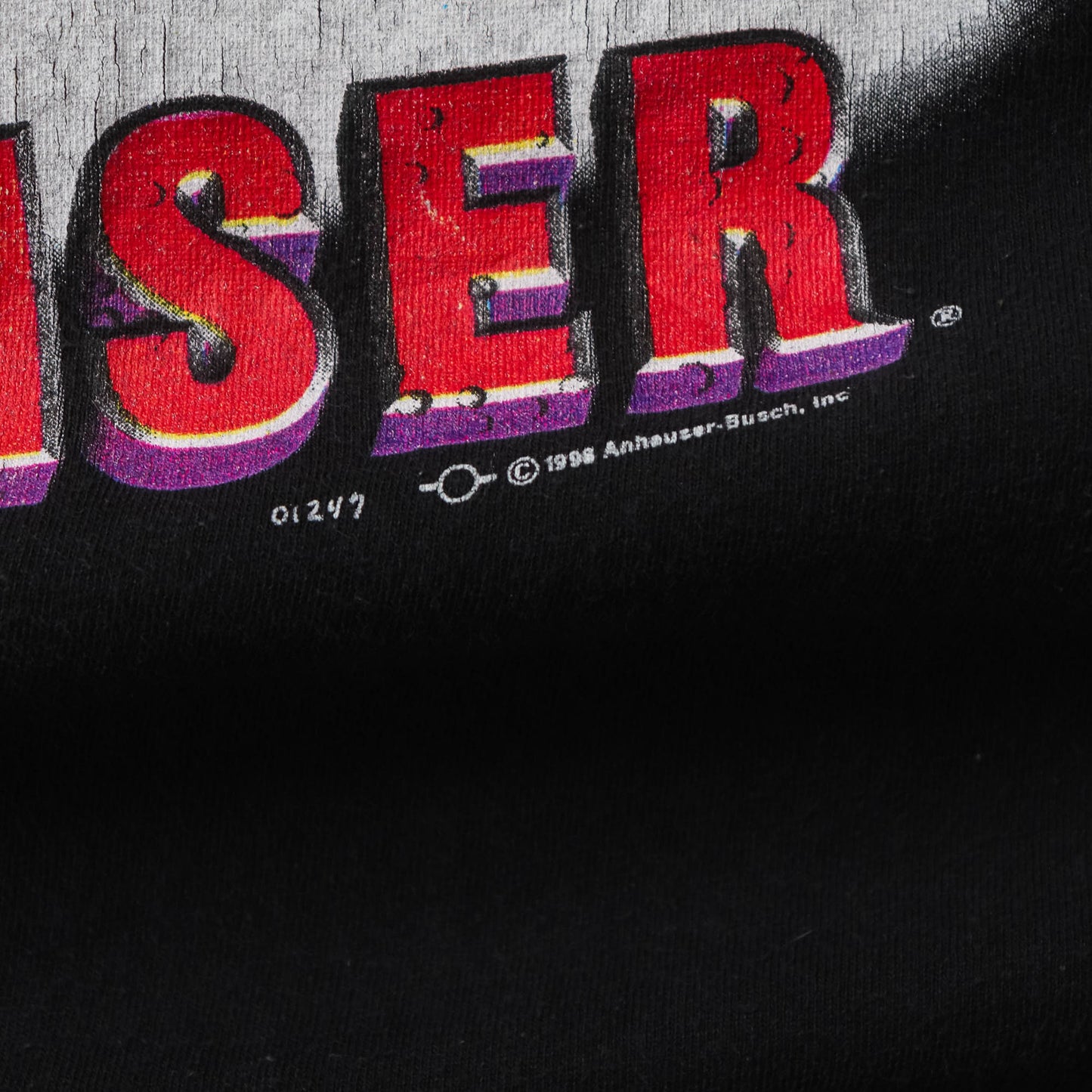 Vintage 1998 Budweiser Lizard Wrestling Association Tee - XL