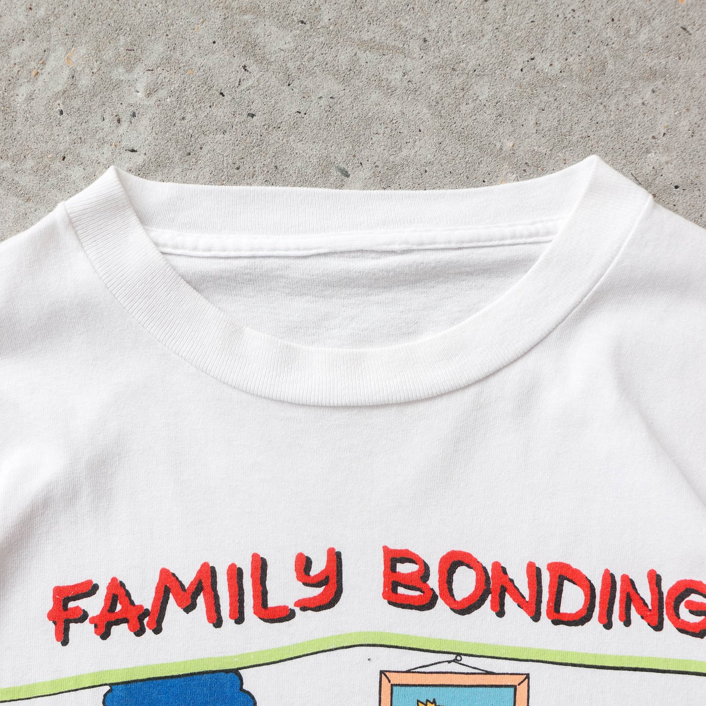 Vintage 1989 The Simpsons Family Bonding Tee - XL