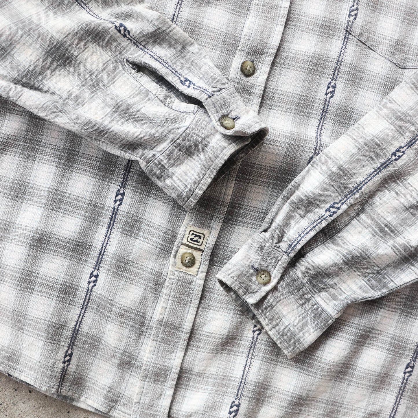 Vintage 90s Billabong Button Up Flannel Shirt - L