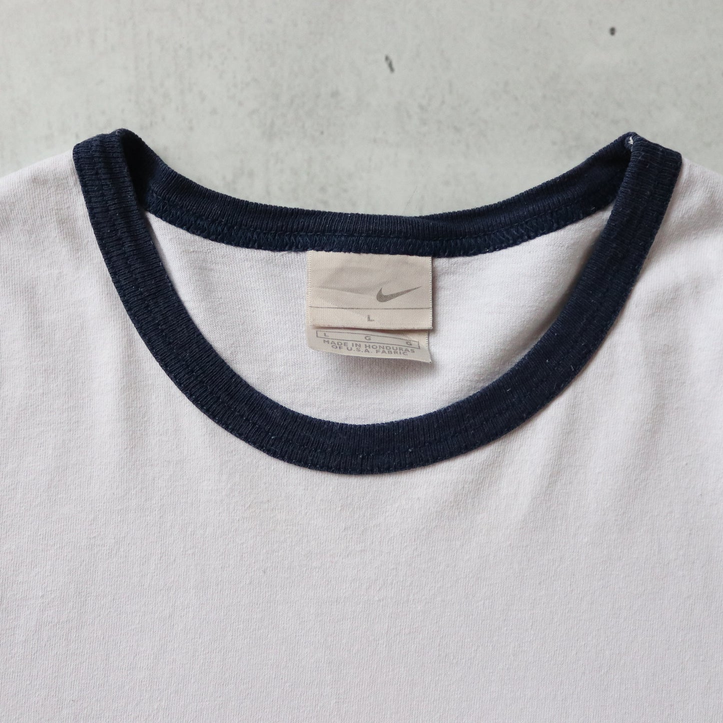 Vintage Nike Embroidered Ringer Tee - L