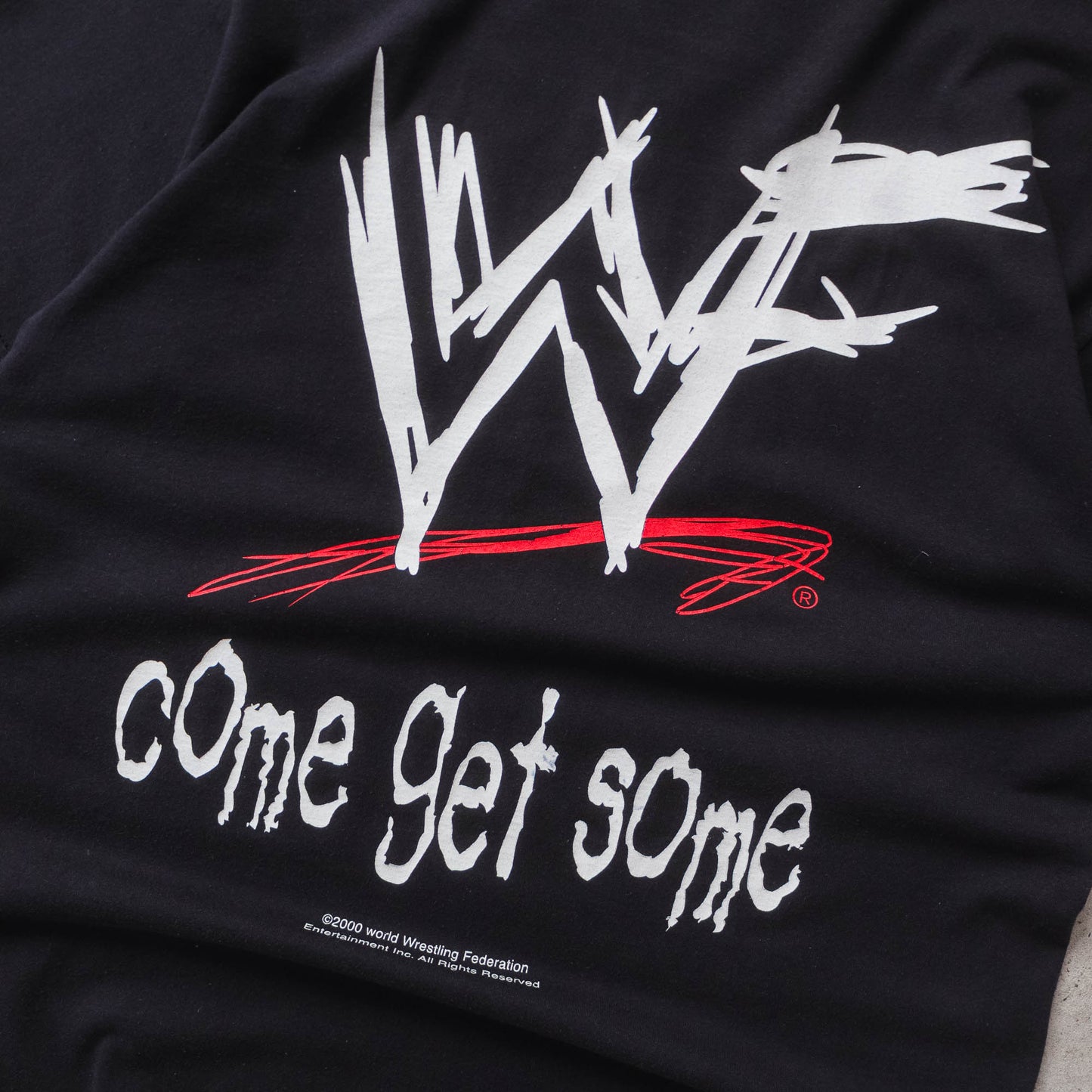 Vintage 2000 The Rock Brahma Bull WWF Tee - L