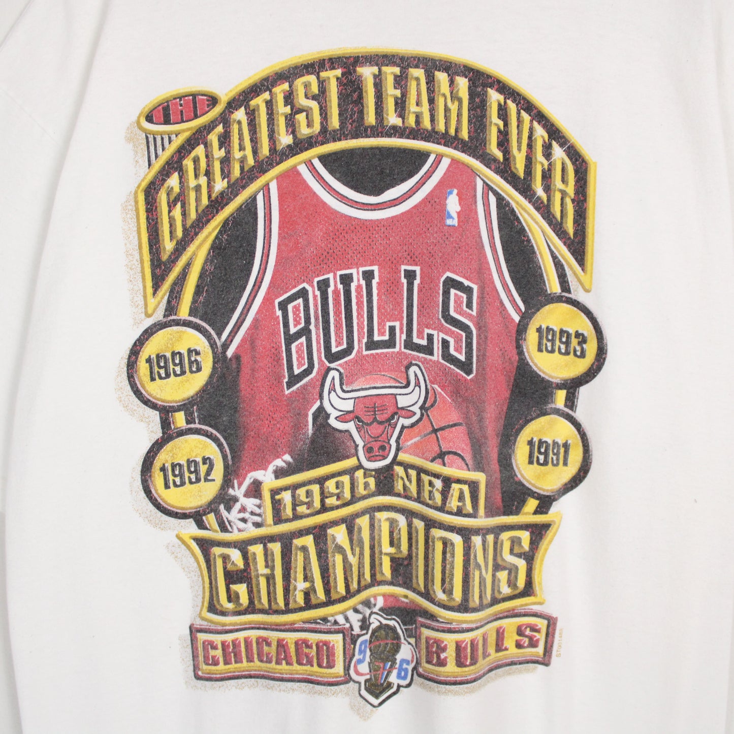 Vintage 1996 Chicago Bulls NBA Champions Tee - XL