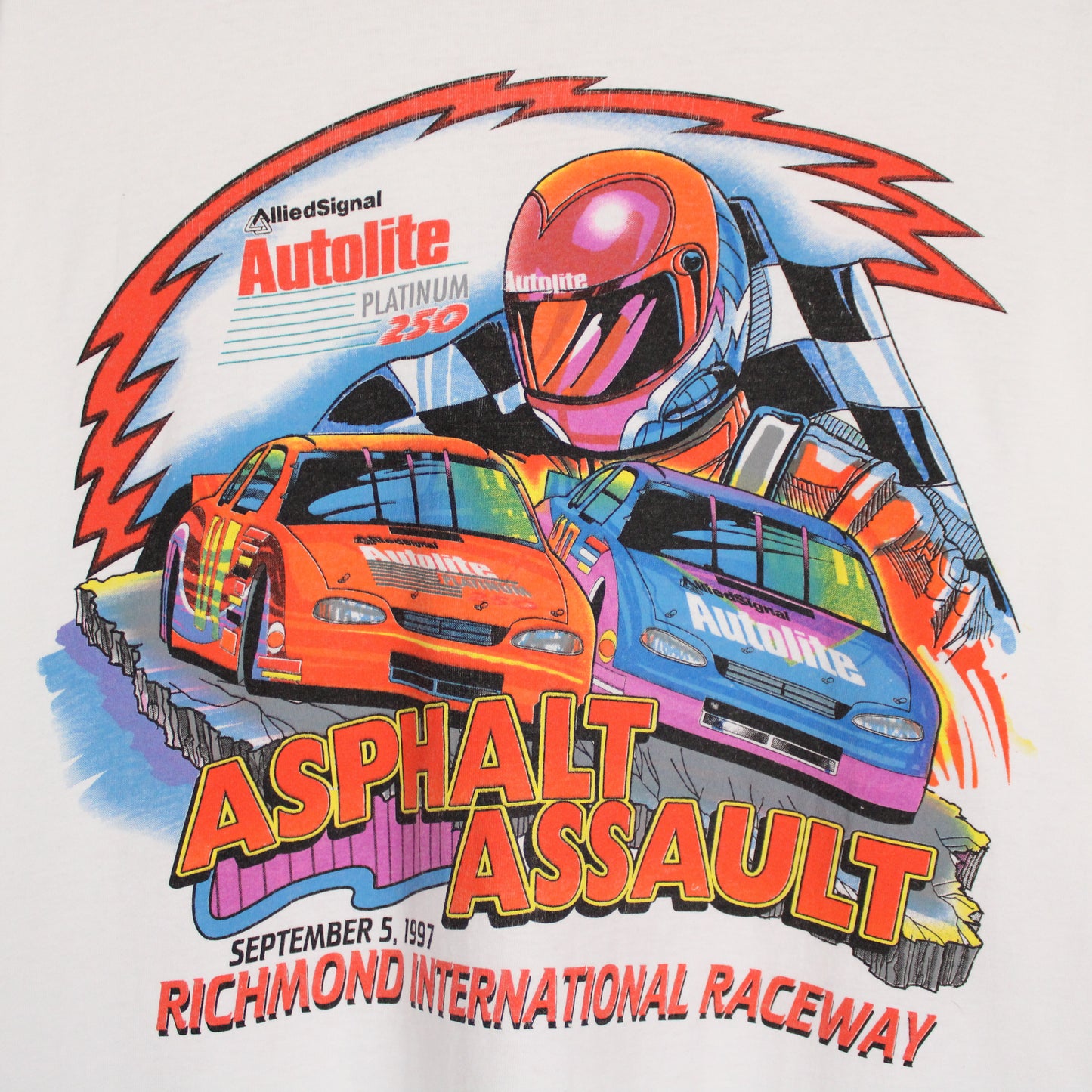 Vintage 1997 NASCAR Asphalt Assault Tee - XL