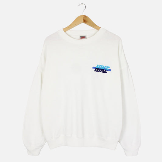 Vintage Nike Embroidered Sweatshirt - L