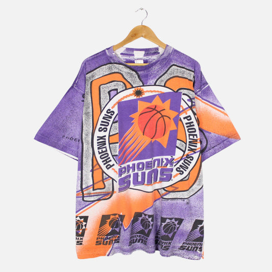 Vintage 90's Phoenix Suns AOP NBA Tee - XL