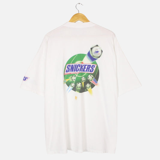 Vintage 1998 FIFA World Cup Snickers Tee - XL