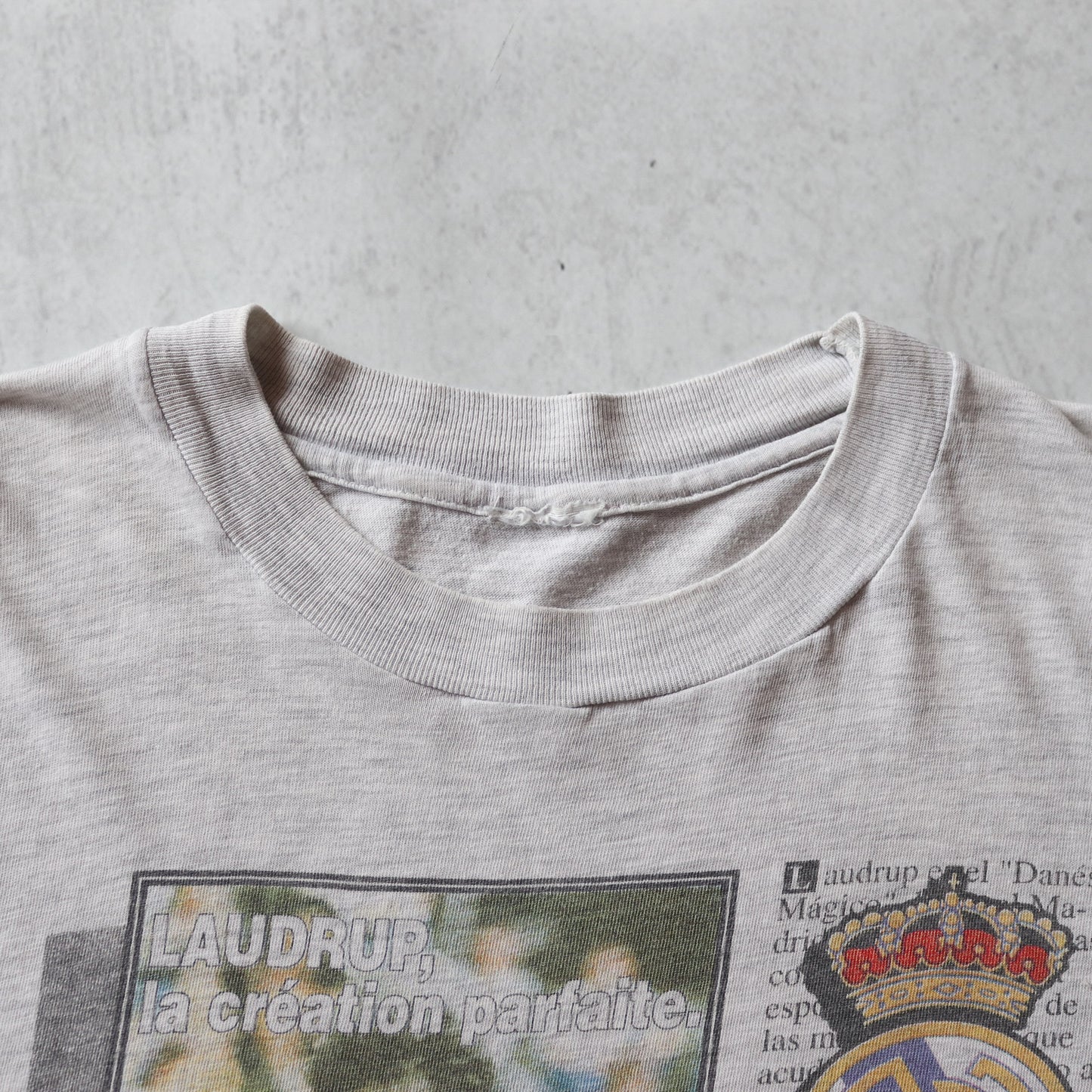 Vintage 90s Real Madrid Michael Laudrup Tee - M
