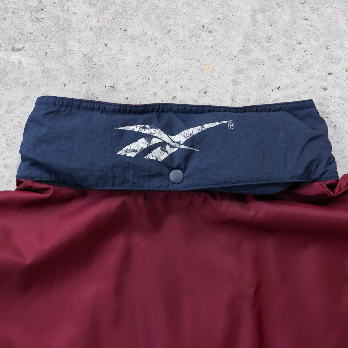 Reebok Colourblock 1/4 Zip Windbreaker Jacket - 90s (XL)