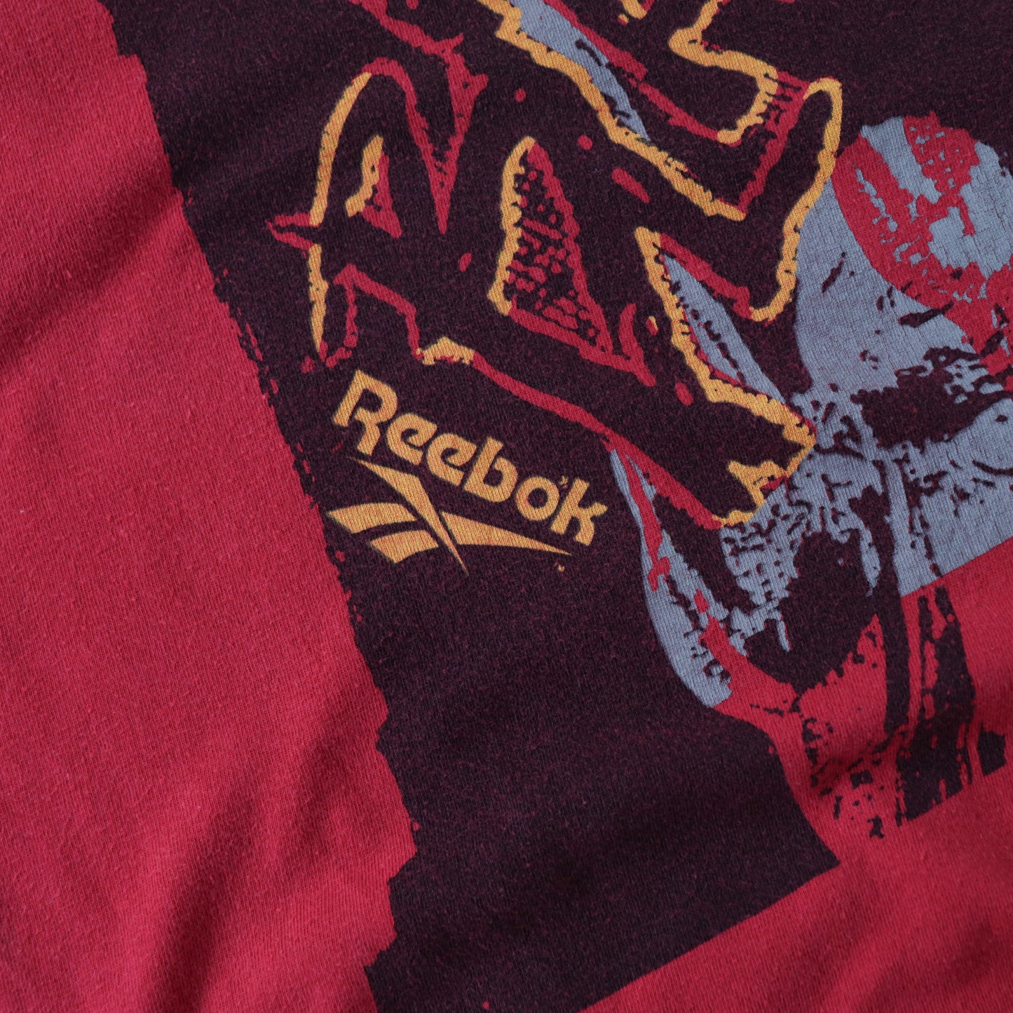 Vintage 90s Reebok Blacktop Basketball Tee - XL