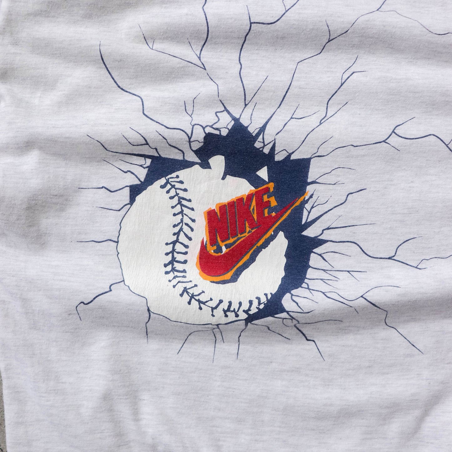Vintage 90s Nike Baseball Tee - S