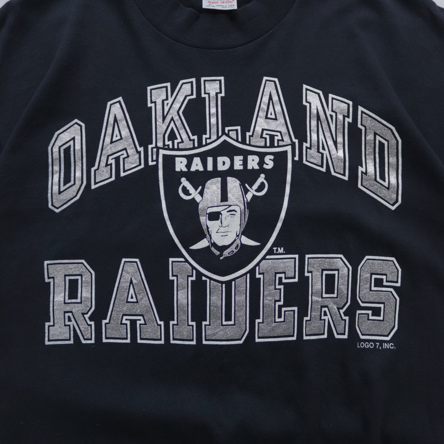 Vintage 80s Oakland Raiders NFL Tee - XL