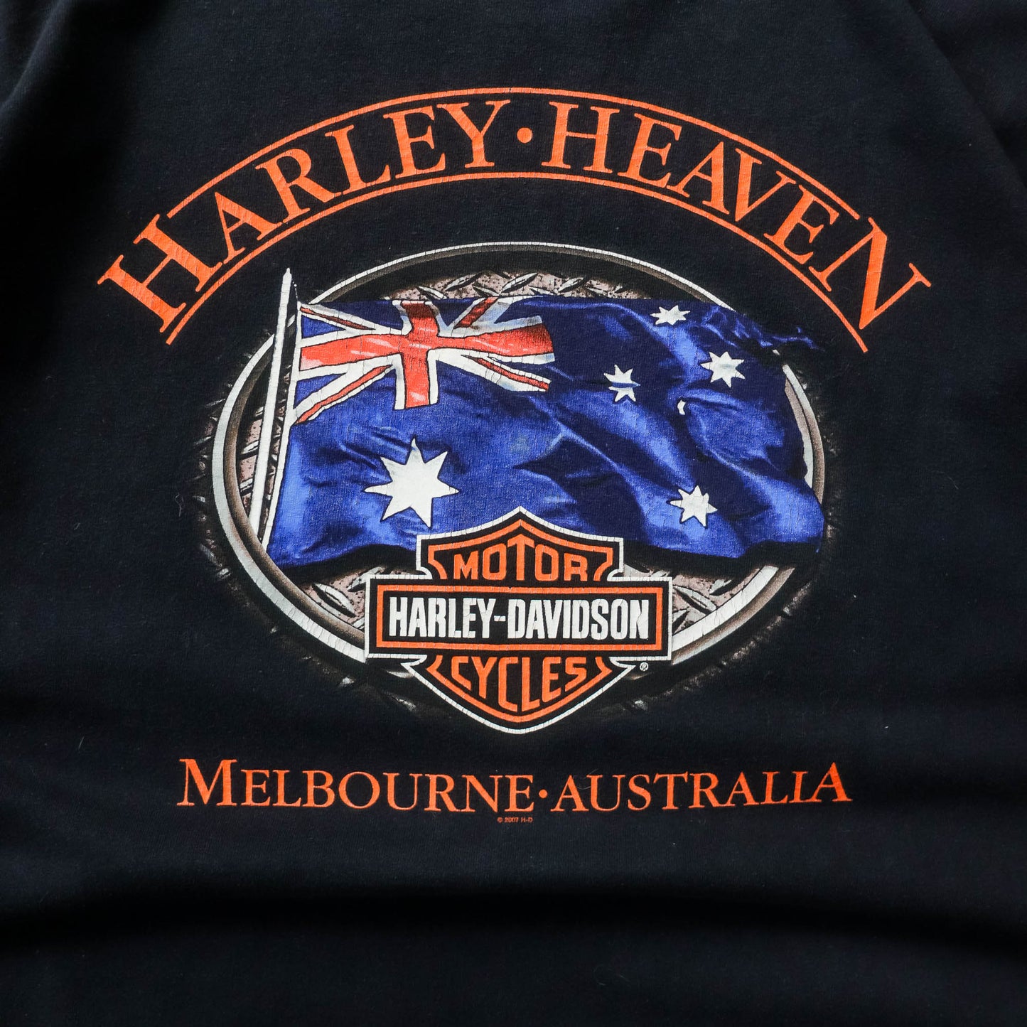 Vintage 2002 Harley Davidson Australia Tee - XL