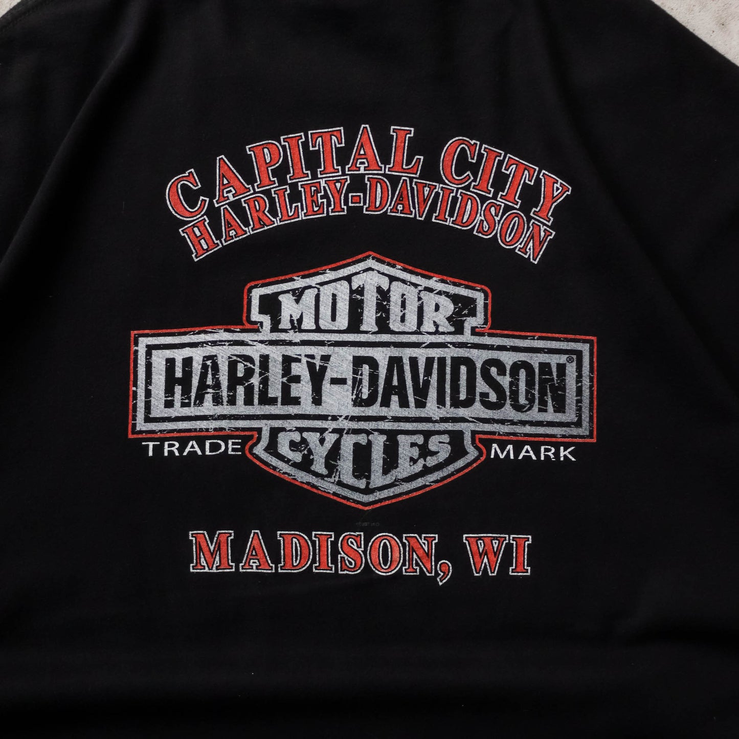 Vintage 2000s Harley Davidson AOP Tee - XXL