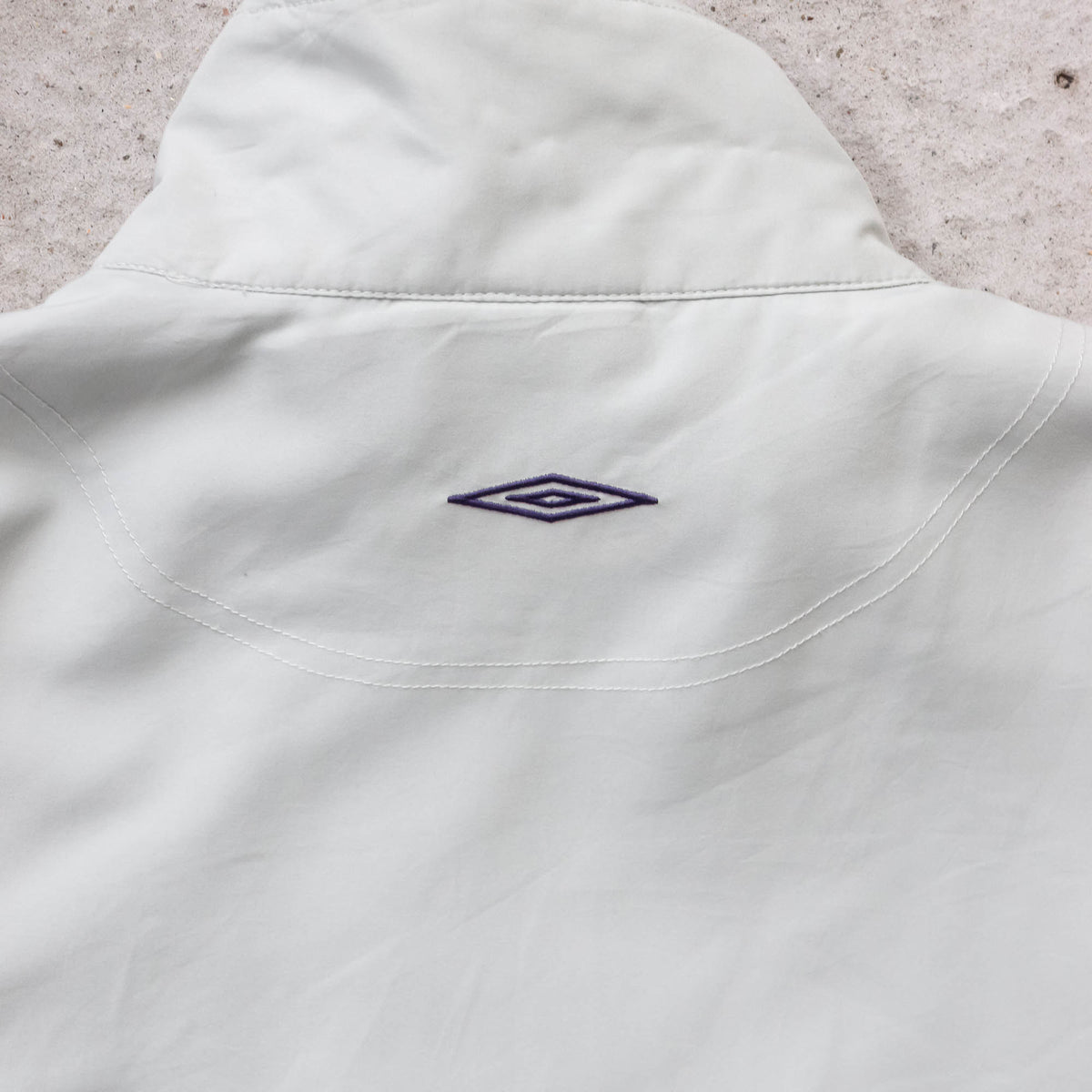 Umbro Diamond Logo 1/4 Zip Windbreaker Jacket - 90s (L)