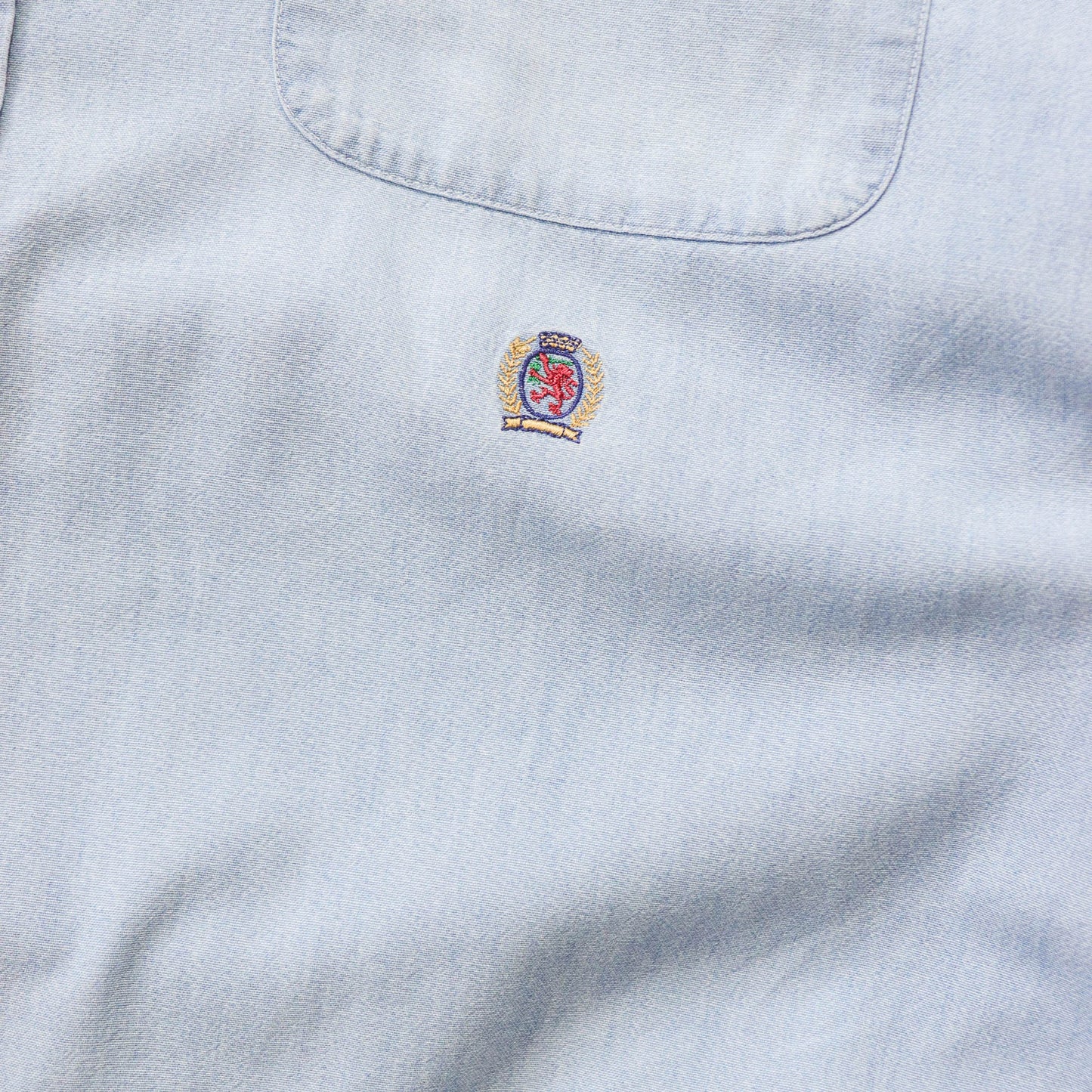 Vintage 90s Tommy Hilfiger Split Panel Button Up Shirt - XL