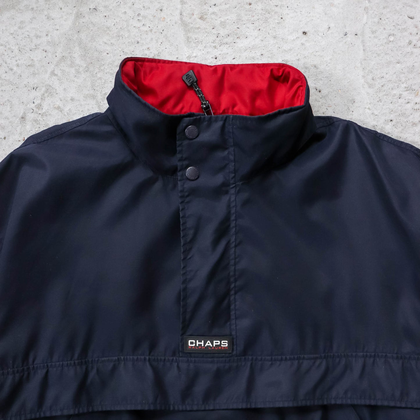 Chaps Ralph Lauren 1/4 Zip Anorak Jacket - 90s (XL)