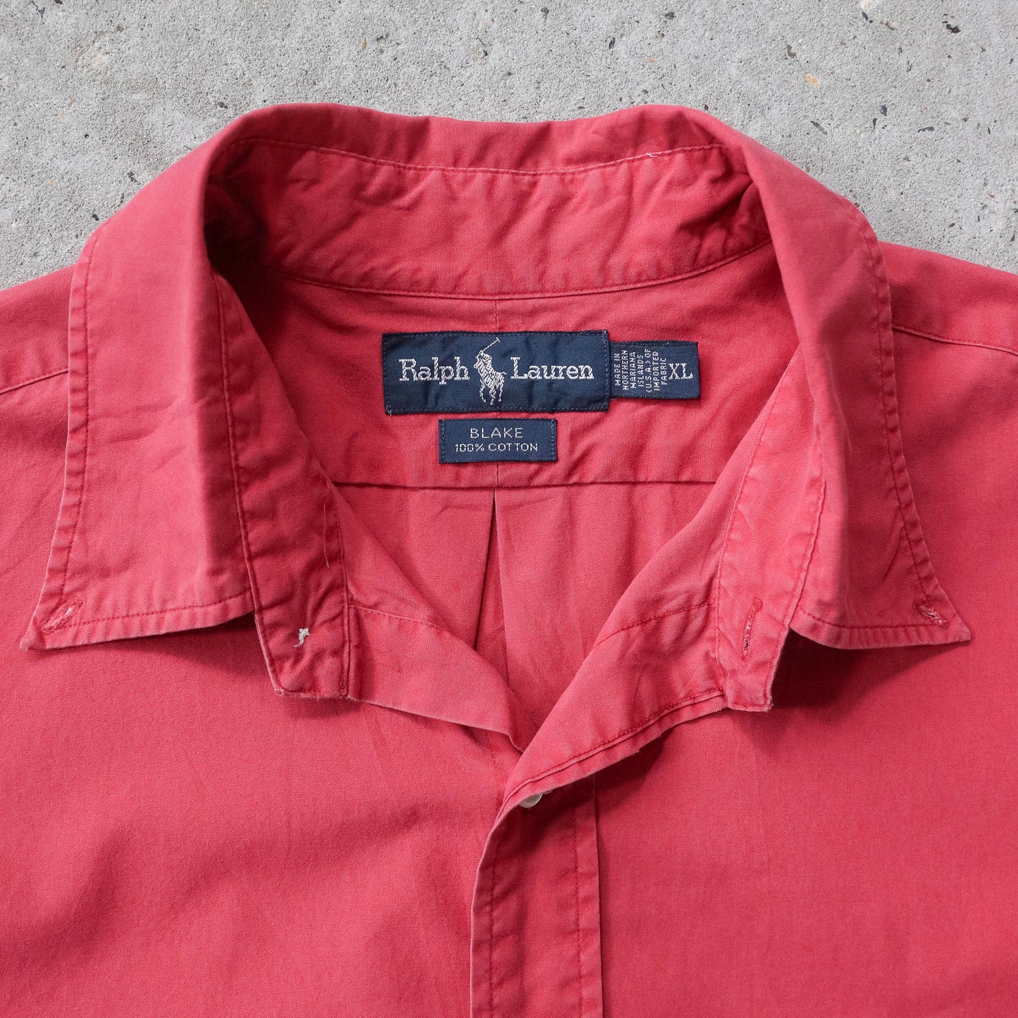 Polo Ralph Lauren Short Sleeve Button Up Shirt - 90s (XL)
