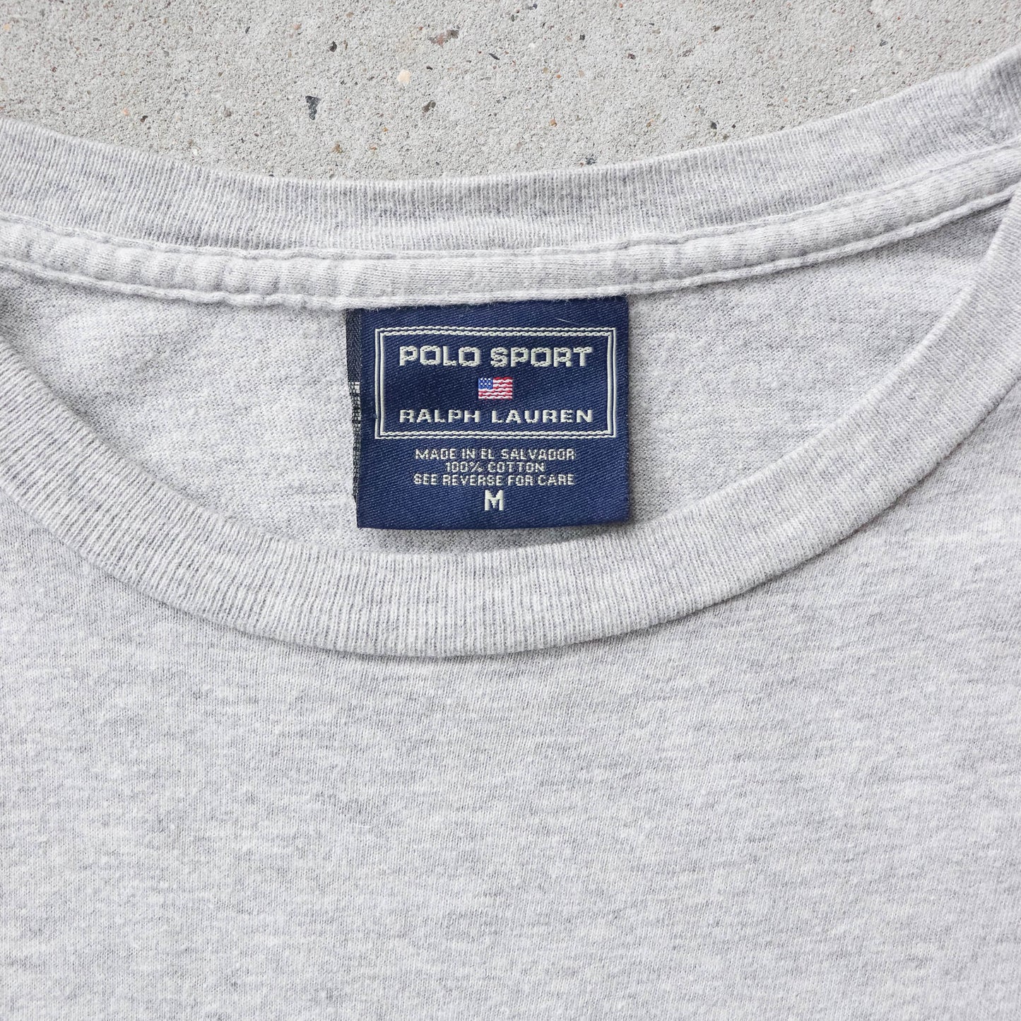 Polo Sport Embroidered Spellout Tee - 90s (M)