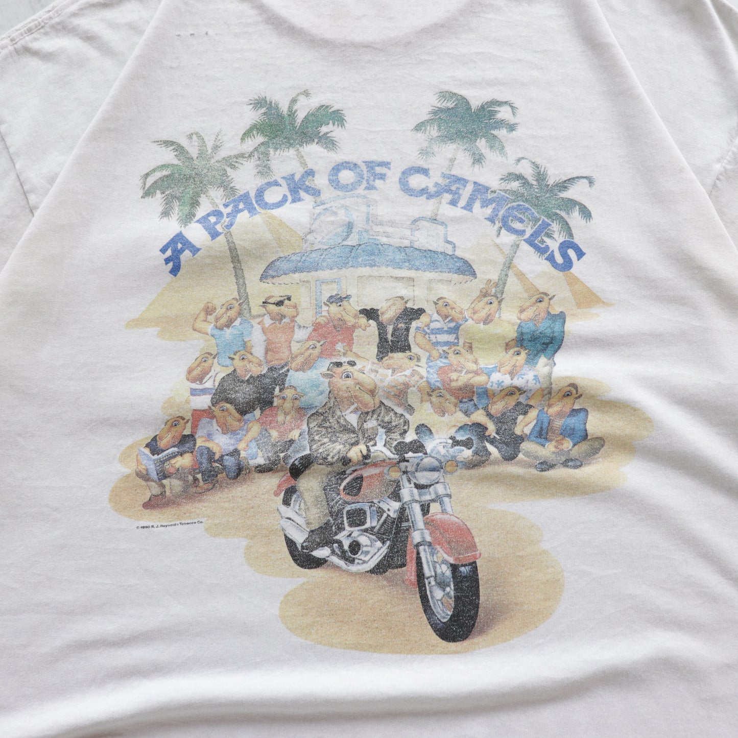 Vintage 90s Camel Cigarettes Pack Of Camels Tee - L