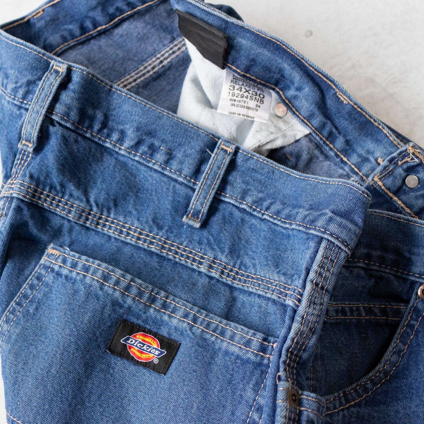 Vintage Dickies Denim Carpenter Pants - 34x30