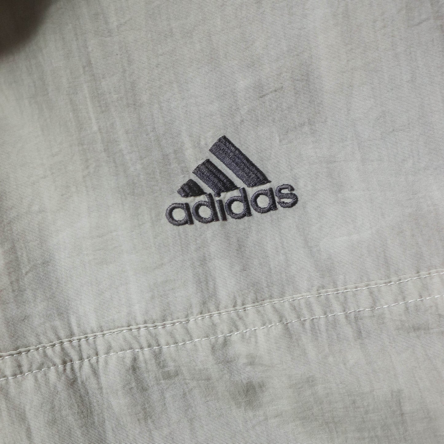Adidas 3-Stripe 1/4 Zip Windbreaker Jacket - 90s (XL)