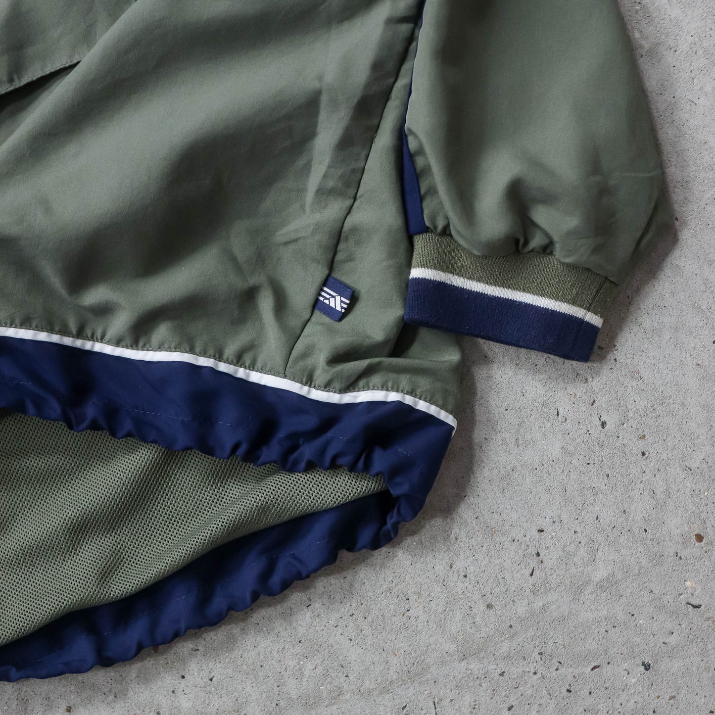 Adidas 3-Stripe Pullover Windbreaker Jacket - 90s (M)