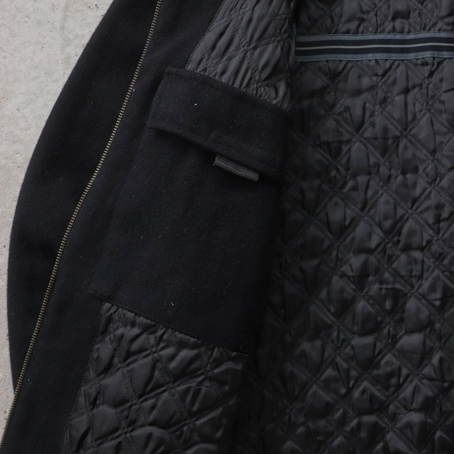 GAP Quilt Lined Wool Harrington Jacket - 90s (M)