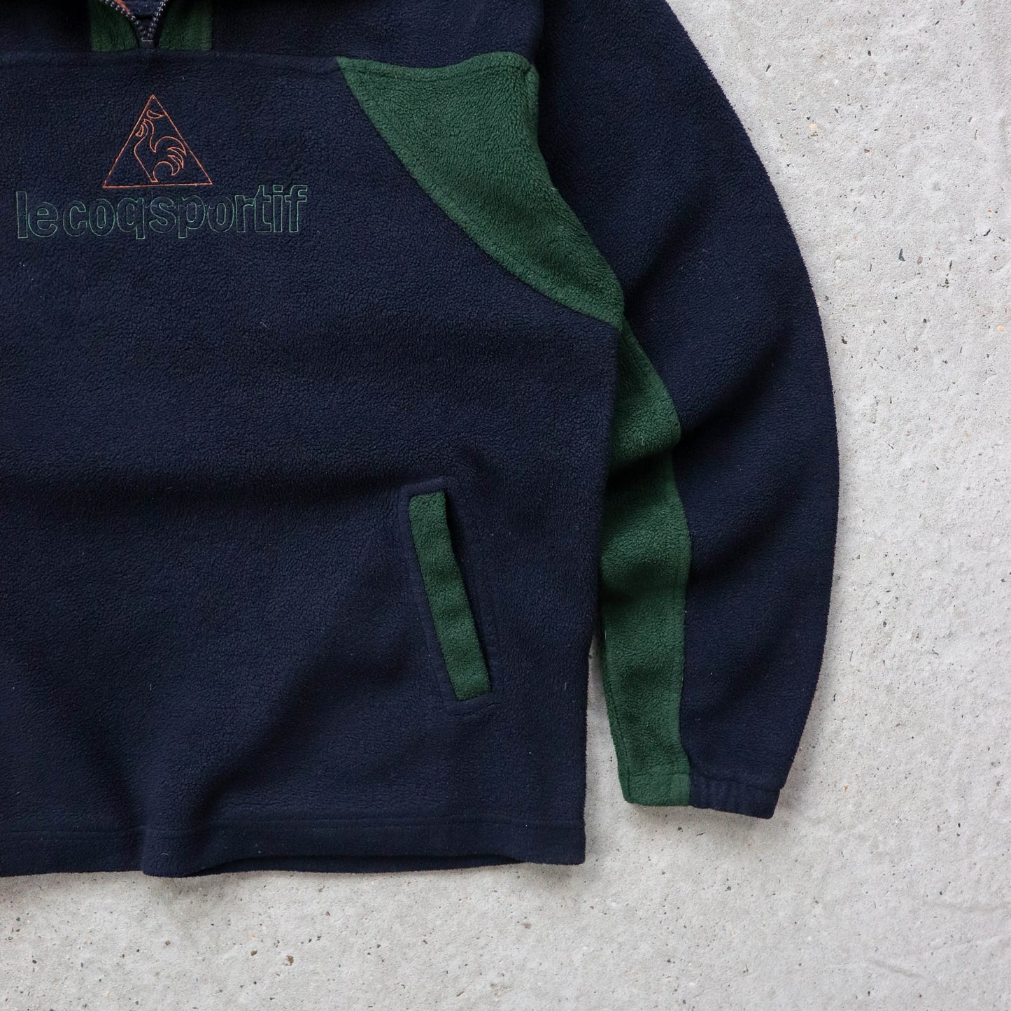 Le Coq Sportif Colourblock Fleece Pullover - 90s (M)