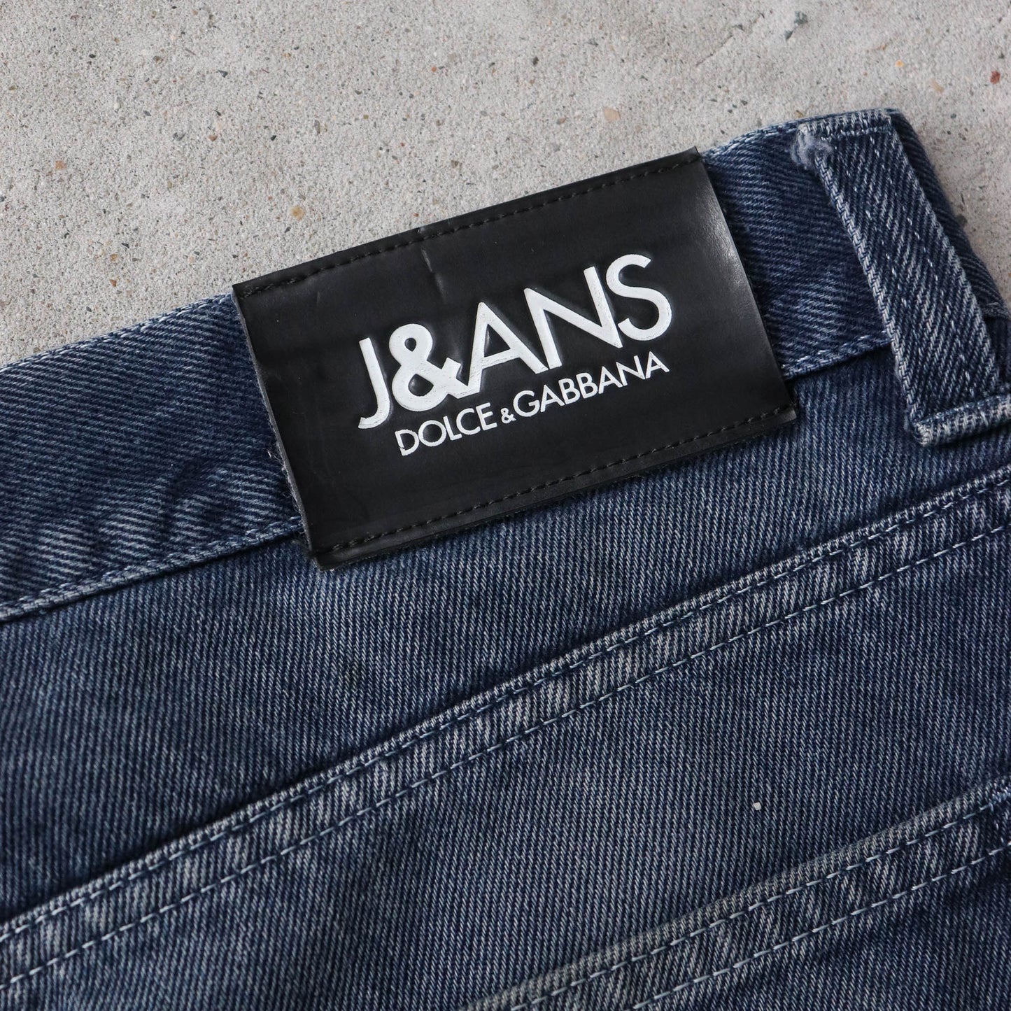 Dolce & Gabbana Dark Wash Denim Jeans - 90s (36x30) - AL Vintage