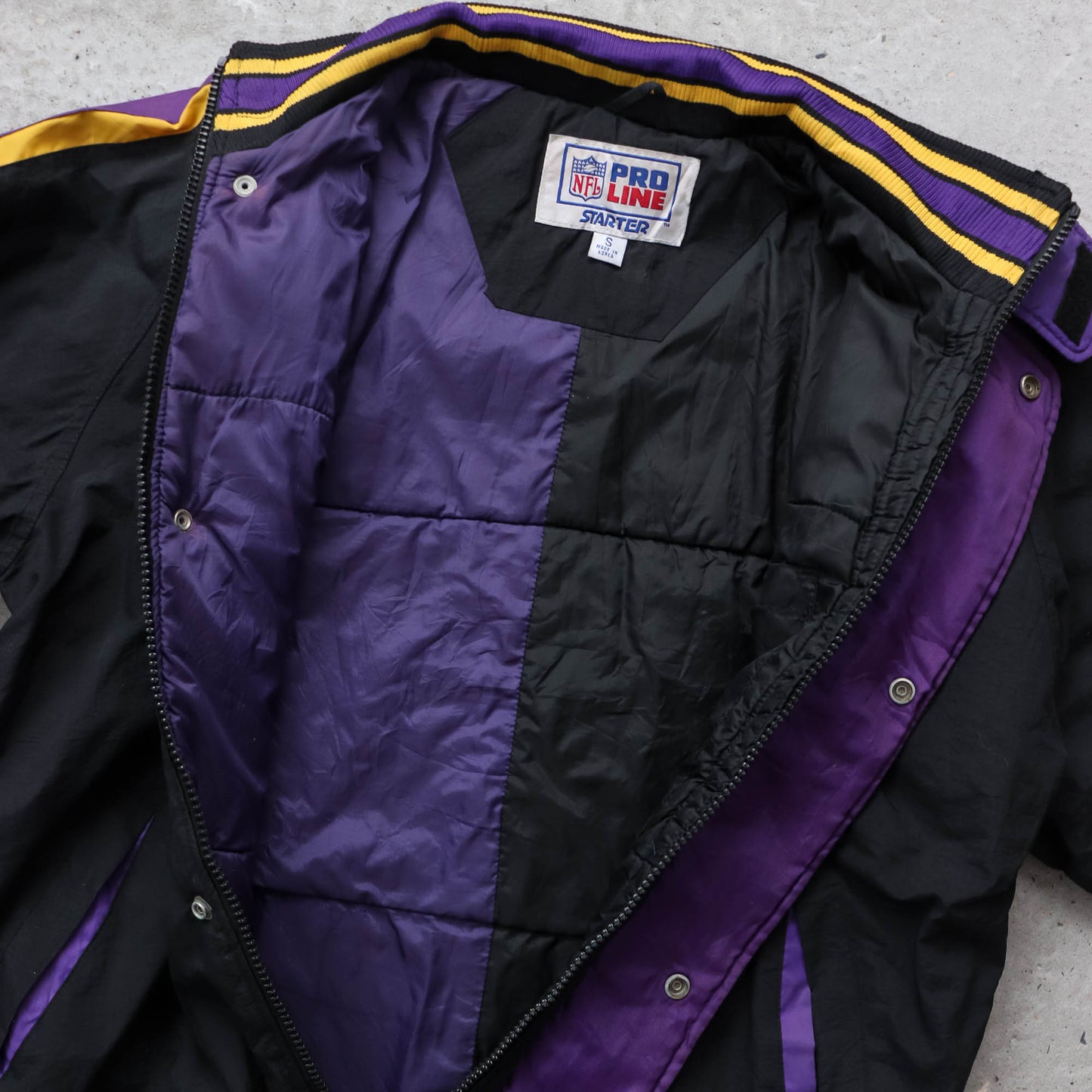 Minnesota Vikings NFL Starter Puffer Jacket - 90s (S)