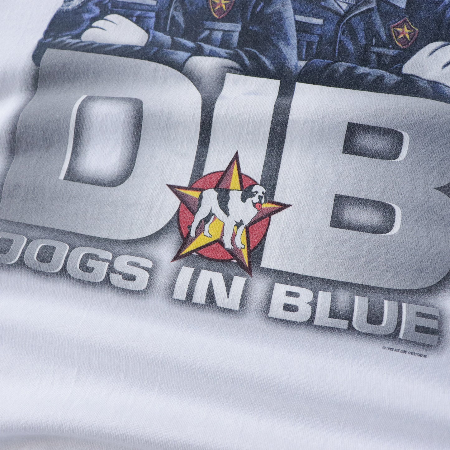 Vintage 2001 Big Dogs 'Dogs in Blue' Tee - L