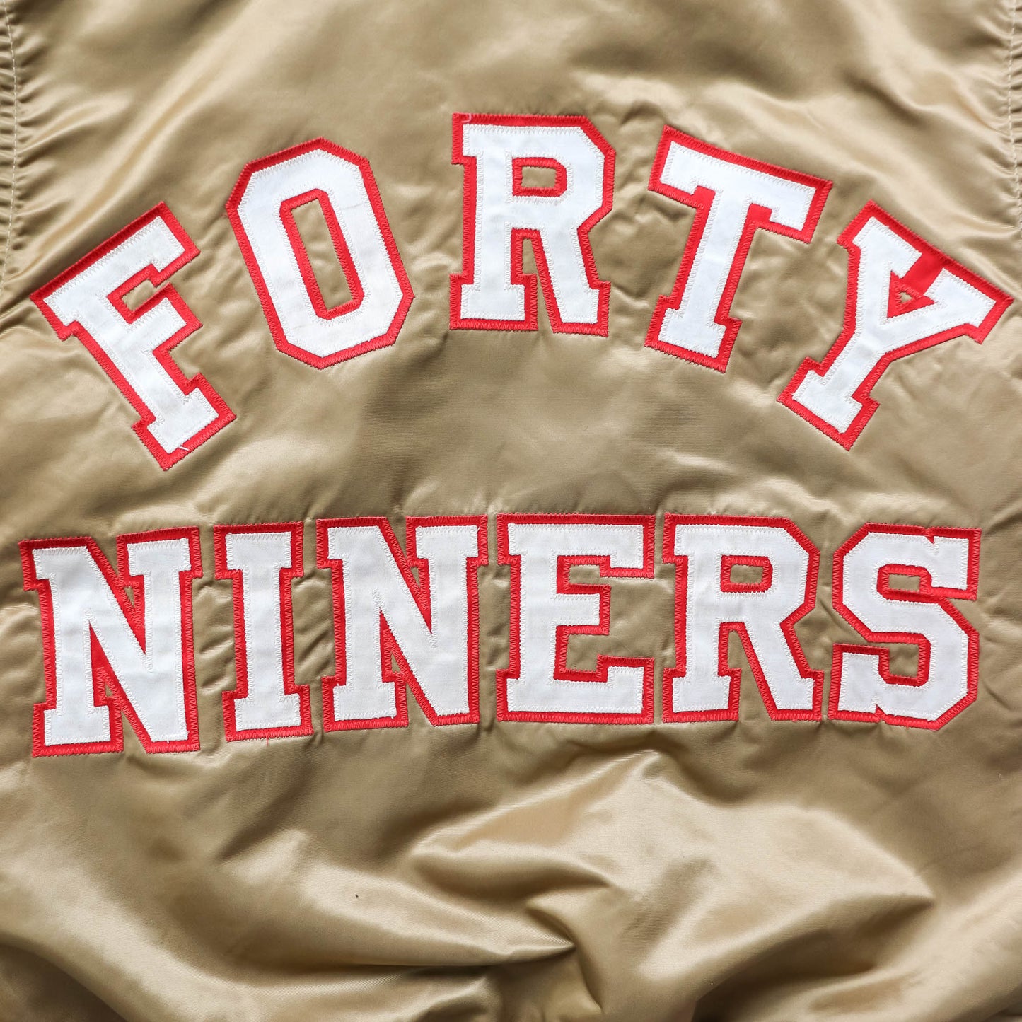 San Francisco 49ers NFL Wilson Satin Jacket – 80s (L)